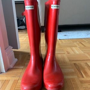 Hunter Rain boots- Wide Calf